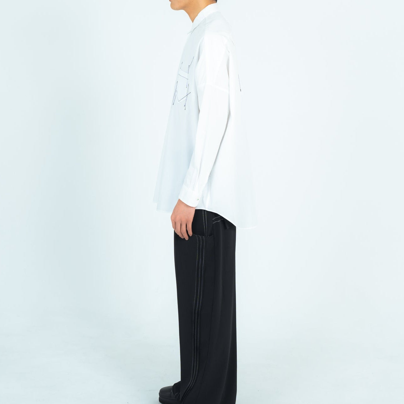 25AW STITCHING SHIRTS (WHITE)