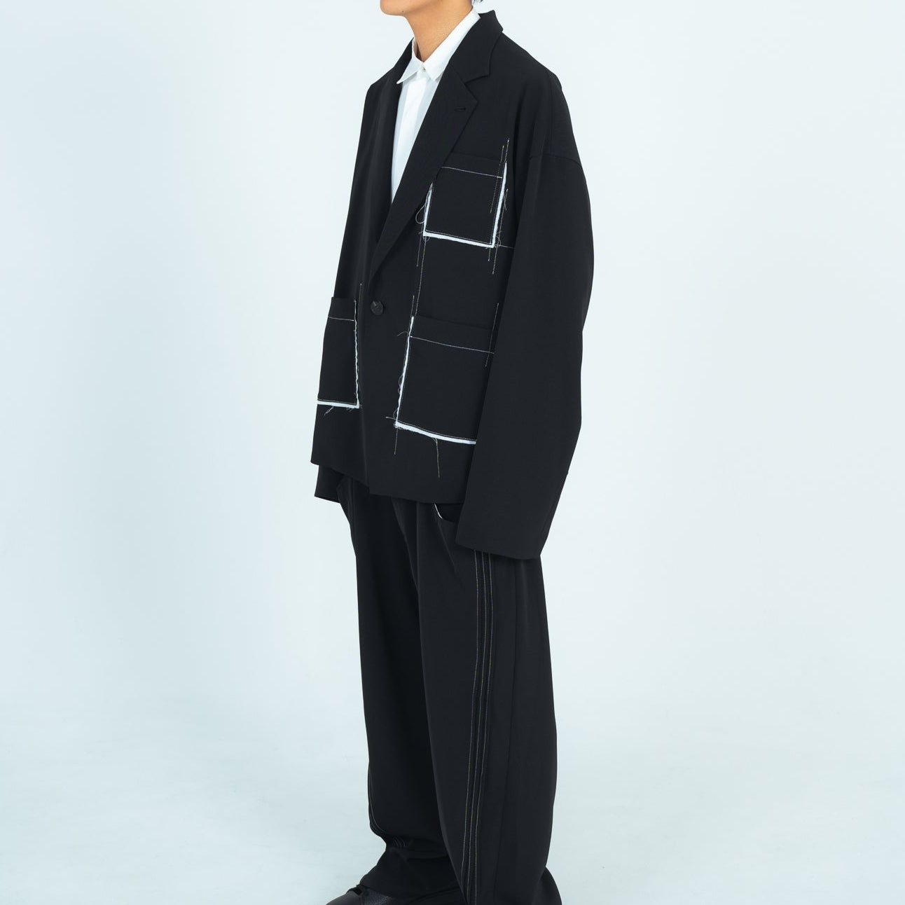 25AW STITCHING JACKET (BLACK)