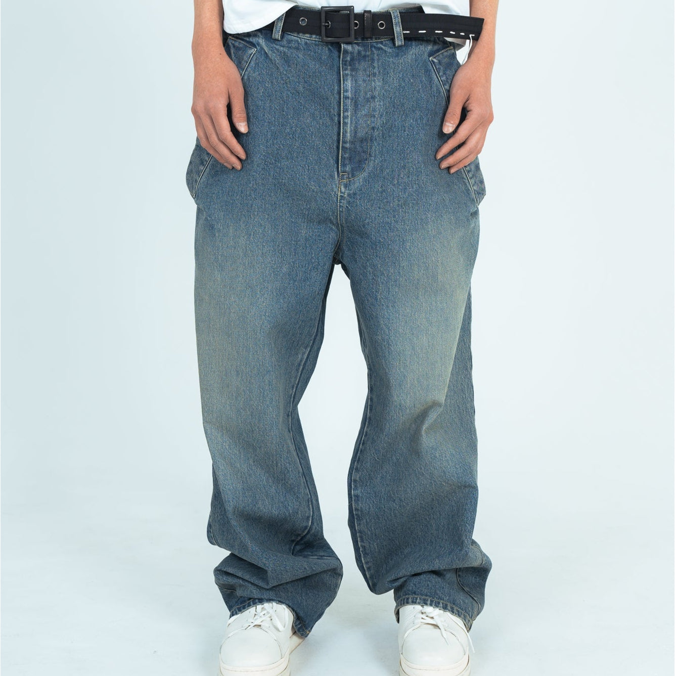 DENIM PANTS (BLUE)