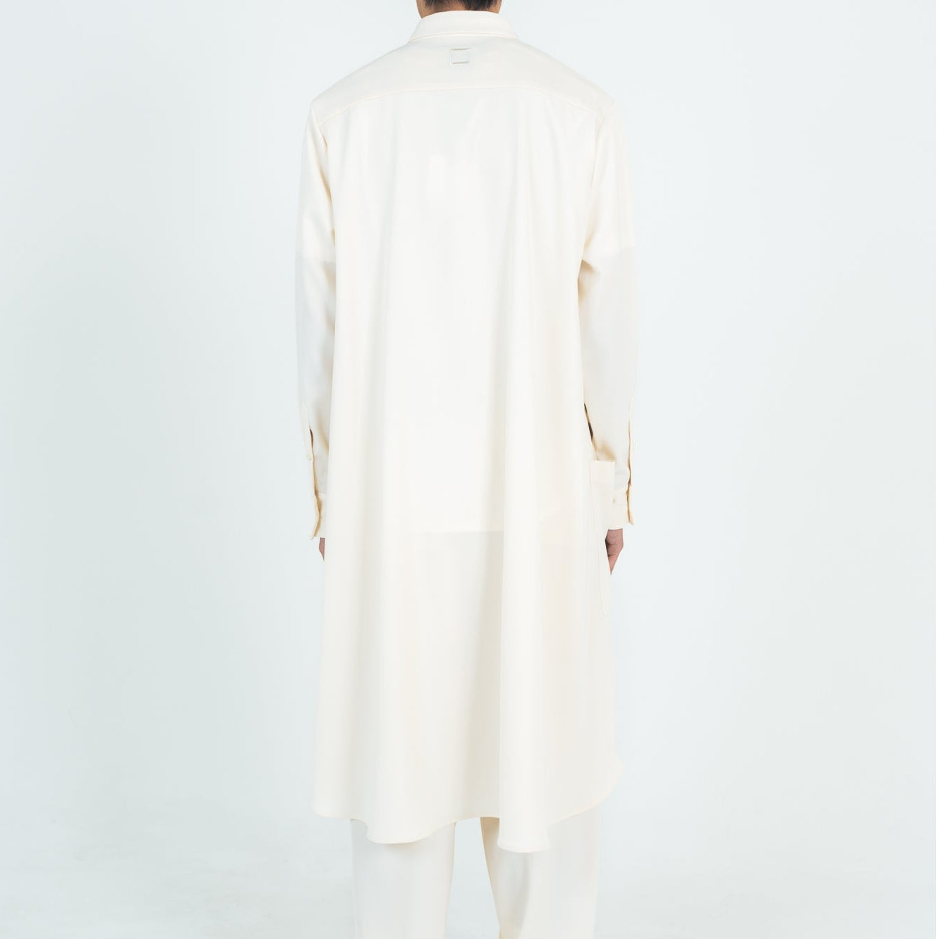 LONG SHIRTS (TWILL TWIMY) WHITE
