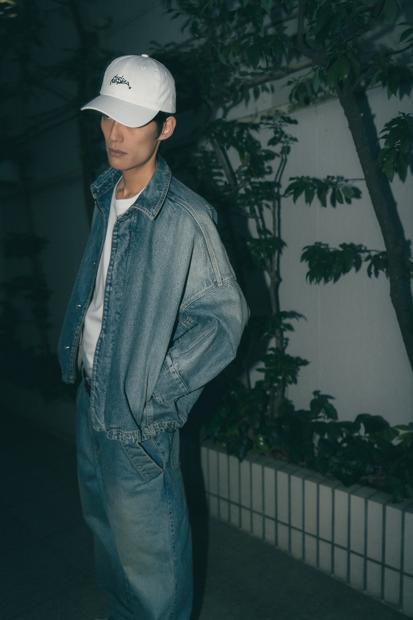DENIM BLOUSON (BLUE)