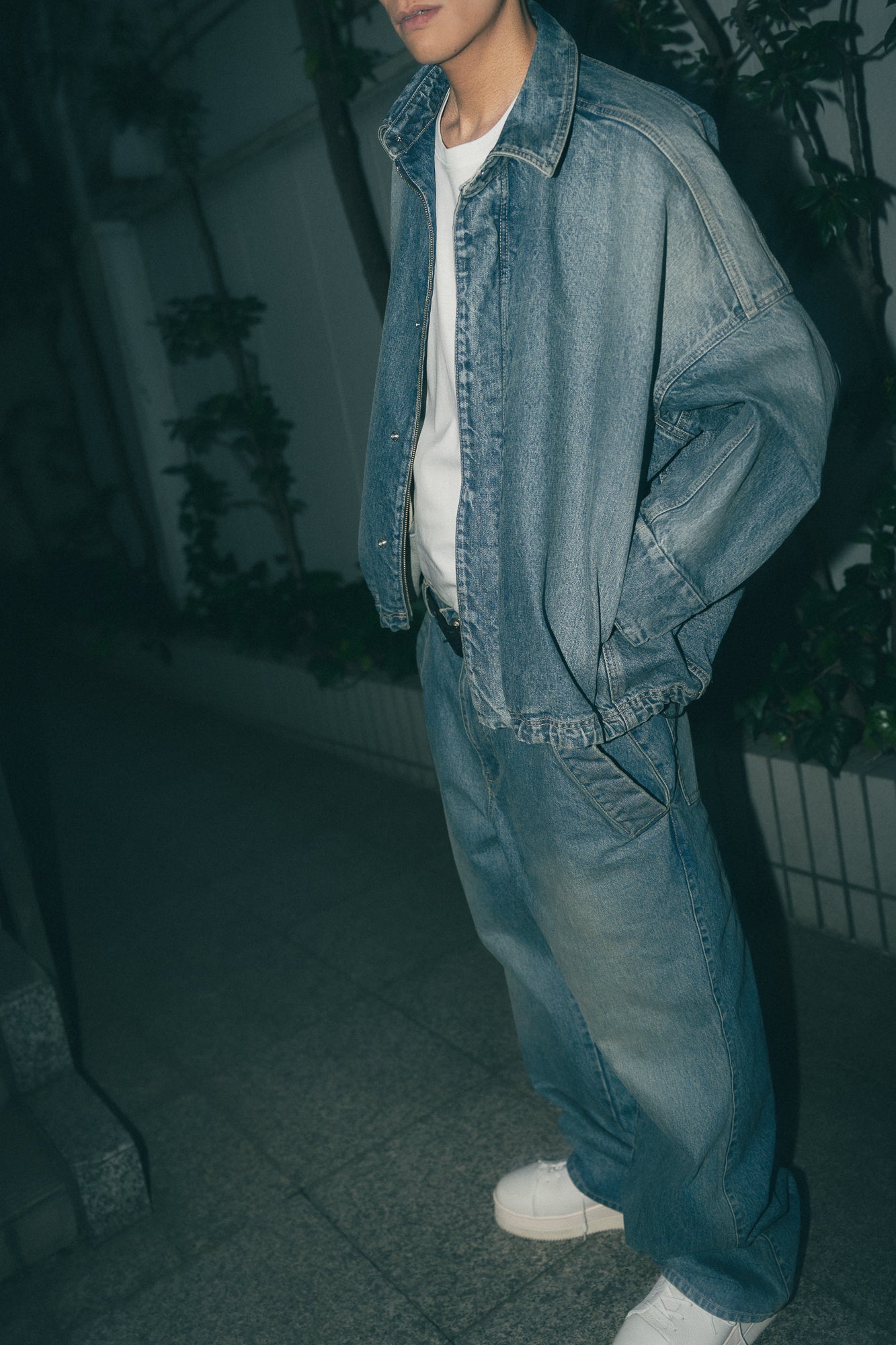 DENIM PANTS (BLUE)