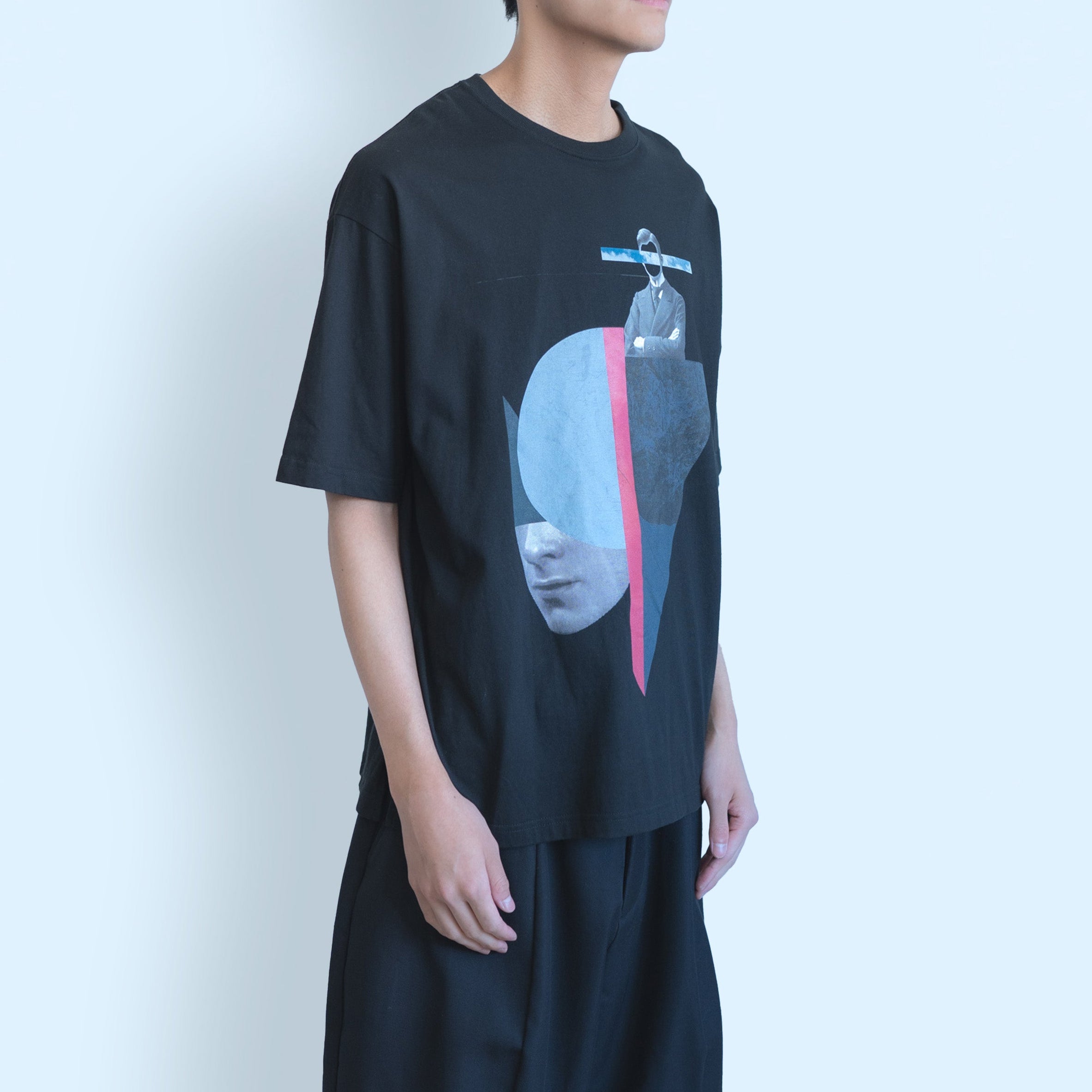 26SS ABSTRACT PORTRAIT T-SHIRTS (WHITE)