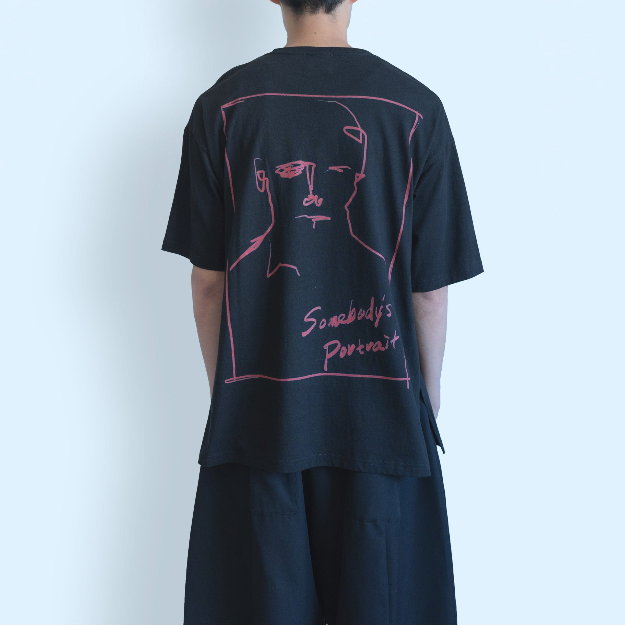 26SS LINE FACE T-SHIRTS (WHITE)