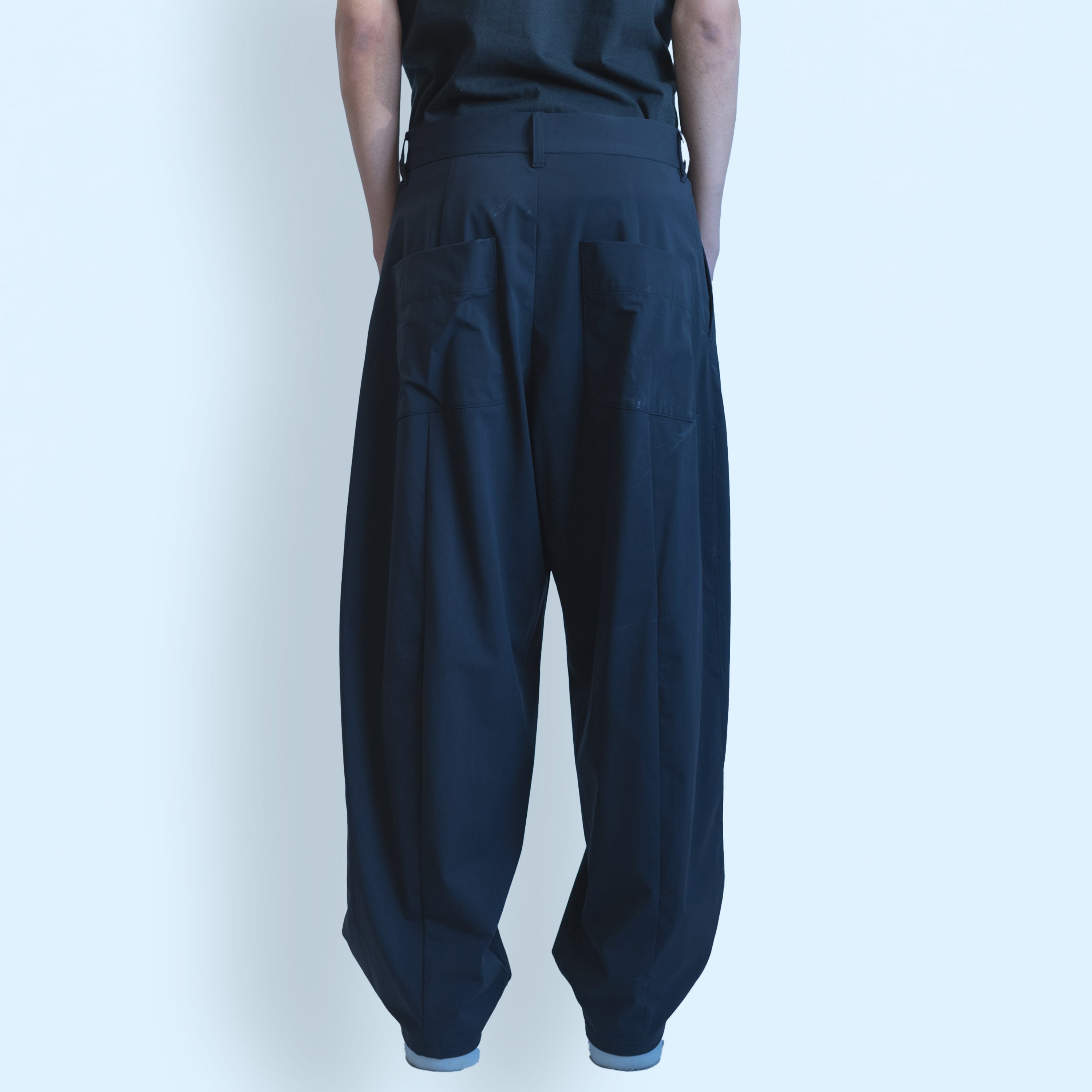 26SS WIDE BARREL PANTS (BLACK)