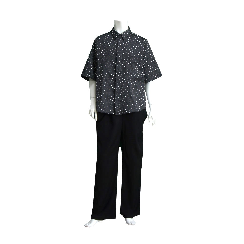 25SS DOTS BIG POCKET SHIRTS (WHITE)