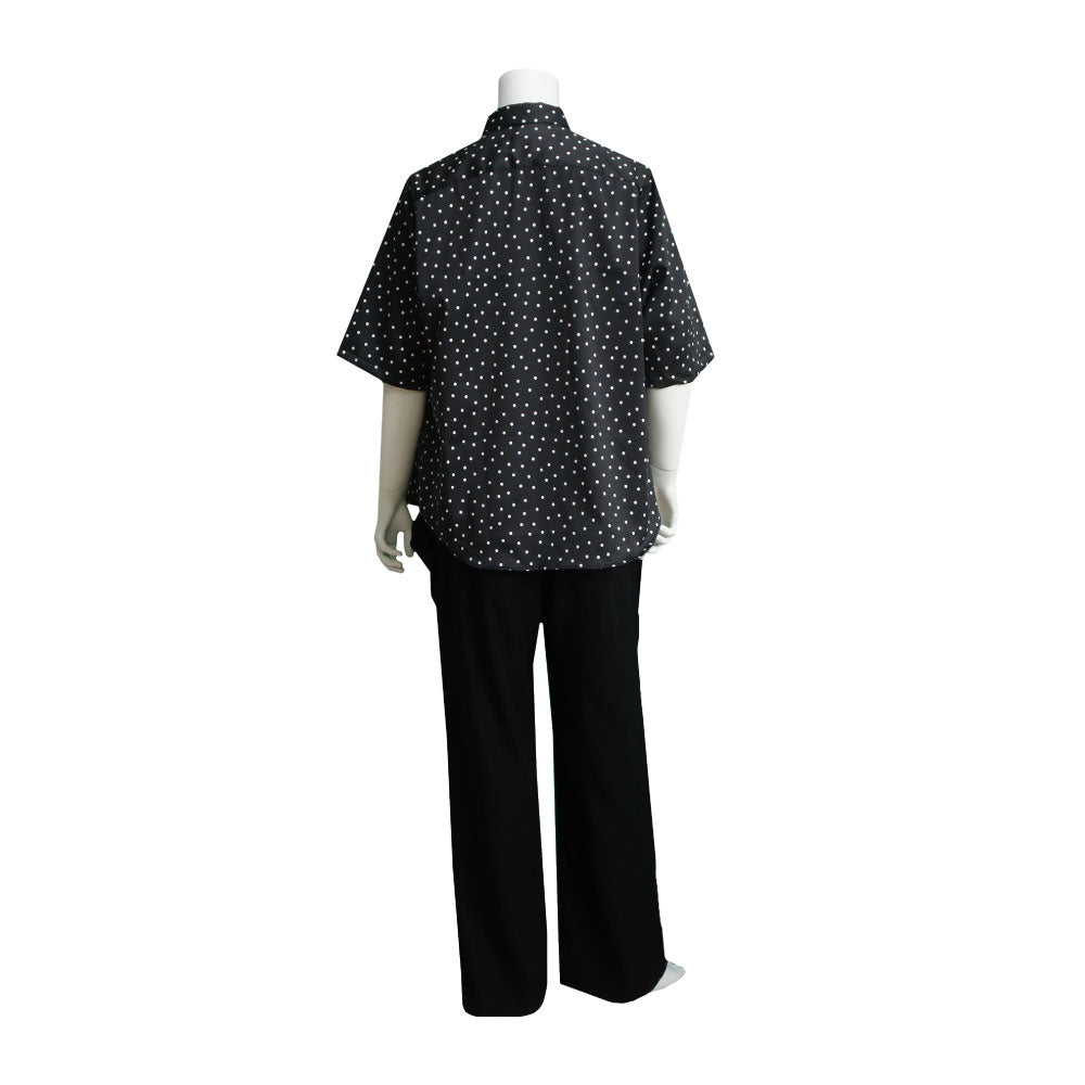 25SS DOTS BIG POCKET SHIRTS (WHITE)