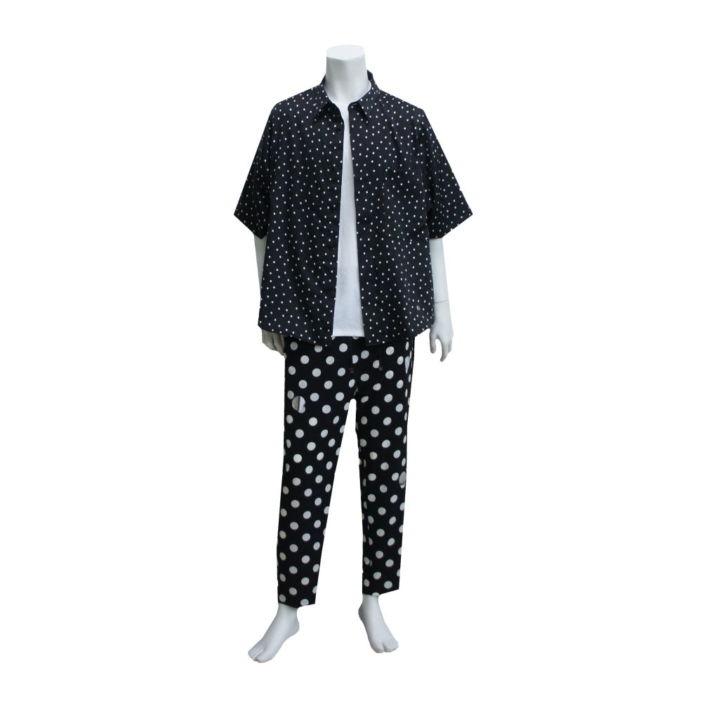 25SS DOTS BIG POCKET SHIRTS (WHITE)
