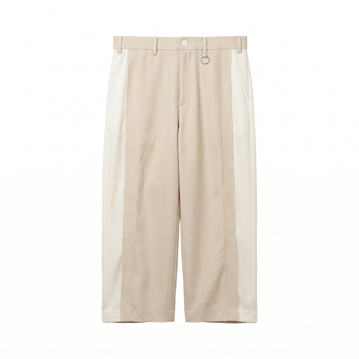 26AW SWITCHING WIDE STRAIGHT PANTS (WHITE)