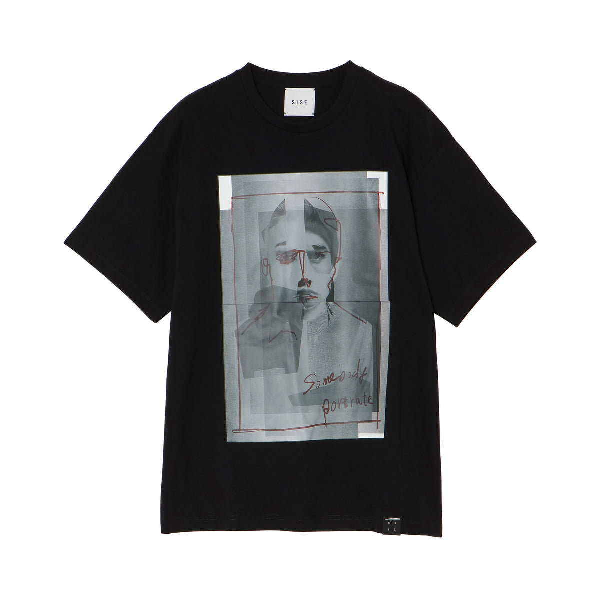 26SS PORTRAIT T-SHIRTS (BLACK)
