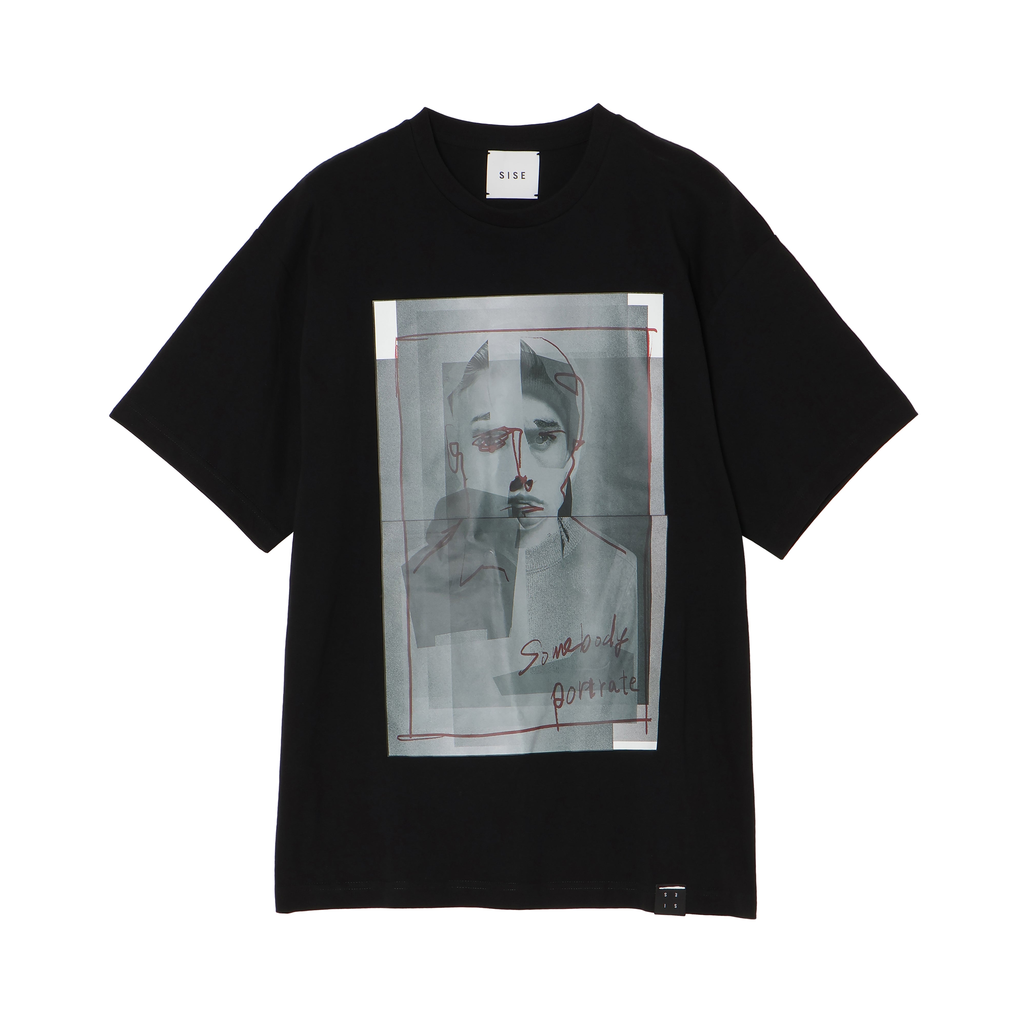 26SS PORTRAIT T-SHIRTS (BLACK)